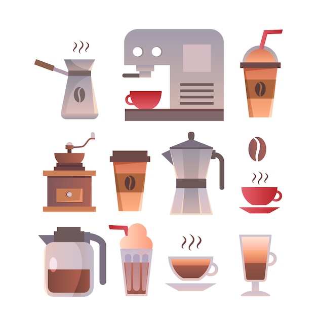Coffee-Shop-Logo-Design-Vorlage. Retro Kaffee Emblem.