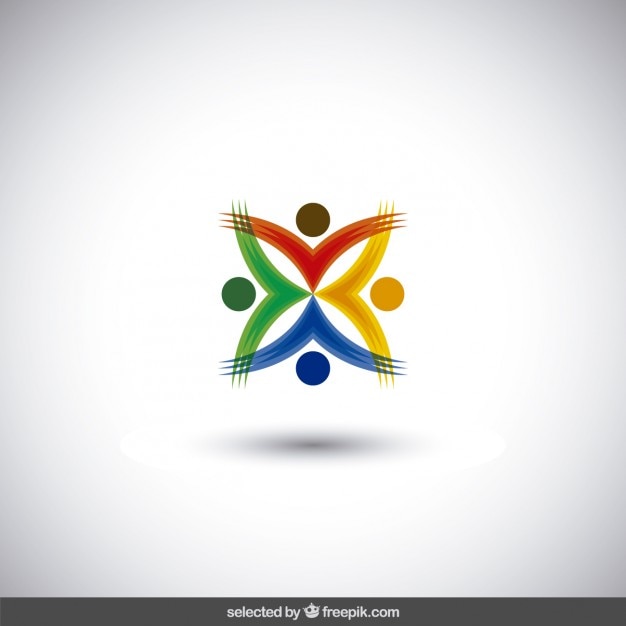 Colorful abstract logo