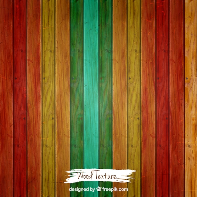 Colorful wood texture