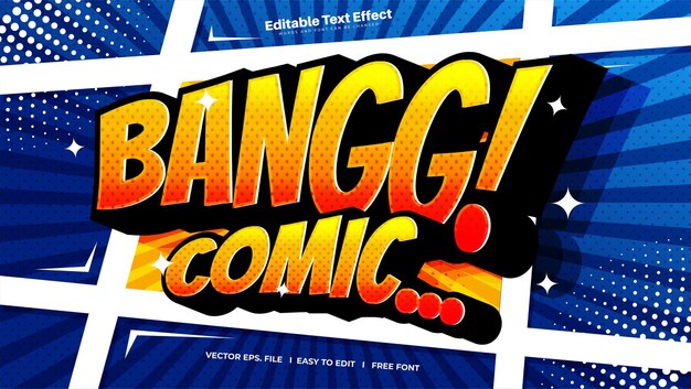 Comic Bangg Texteffekt Text