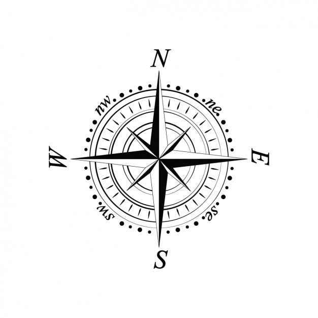 Kostenloser Vektor compass design