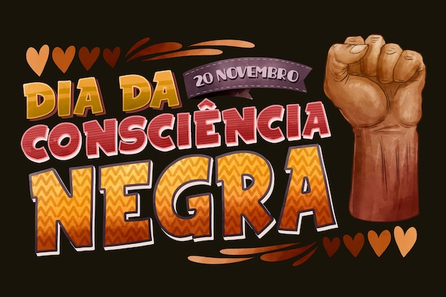 Consiencia negra schriftzug