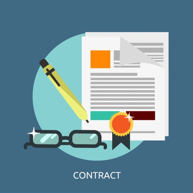 Contract hintergrund design