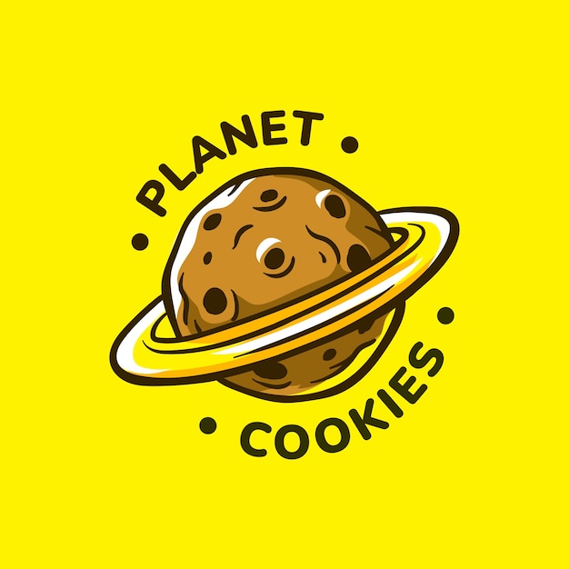 Kostenloser Vektor cookies-logo-design-vorlage