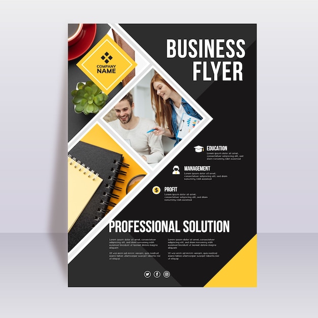 Bilder Flyer Vorlage Gratis Vektoren Fotos Und Psds