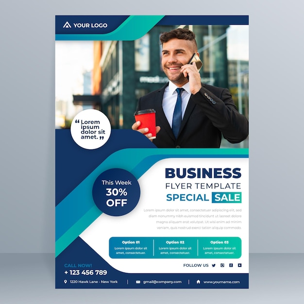 Corporate business flyer vorlage