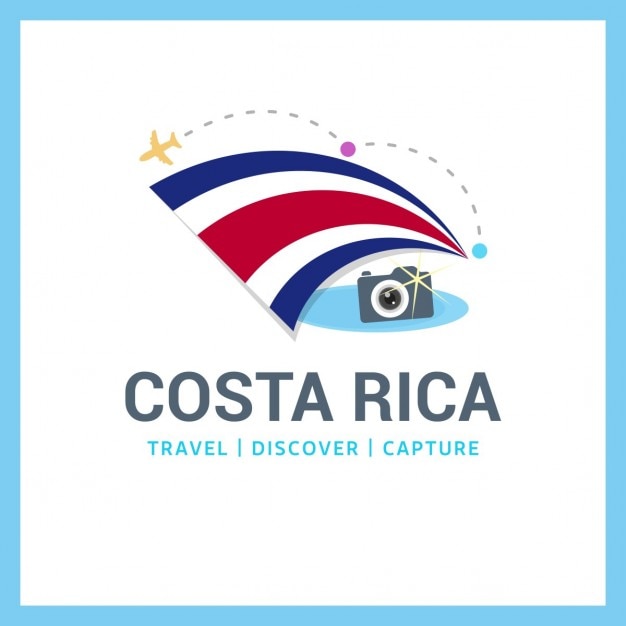 Costa rica travel logo