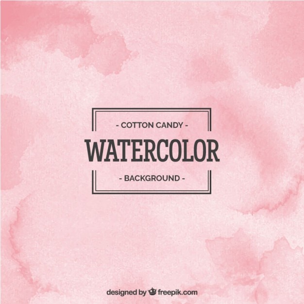 Cotton cady aquarell hintergrund