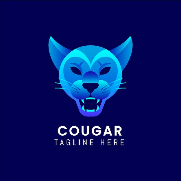 Cougar-Branding-Logo-Vorlage