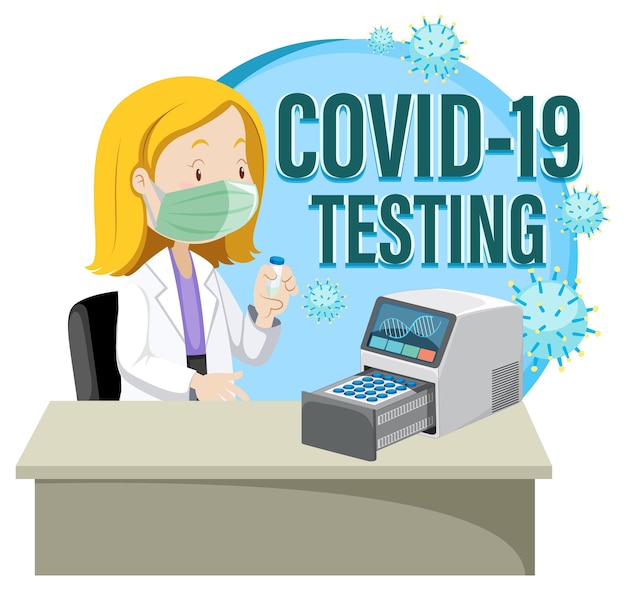 Covid19-test mit antigen-testkit