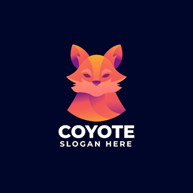 Coyote-Branding-Logo-Vorlage