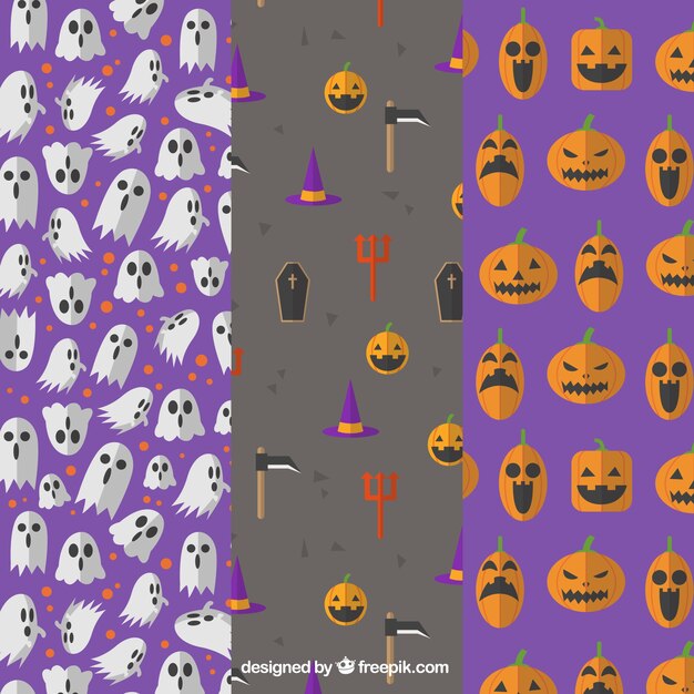 Creepy Muster für Halloween