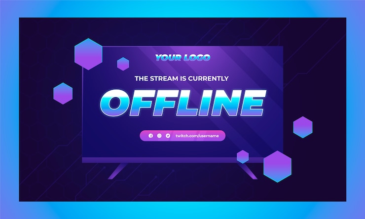 Kostenlose Vektor cyber monday twitch-hintergrund