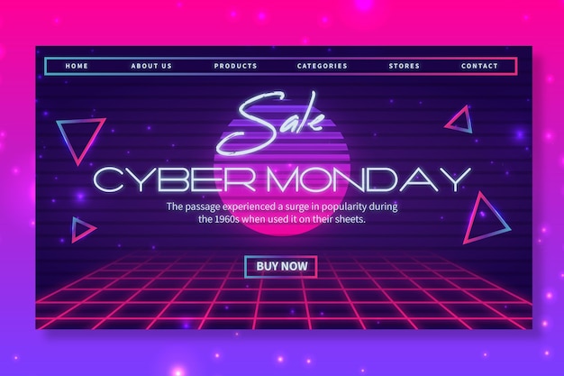 Cyber Montag Landing Page