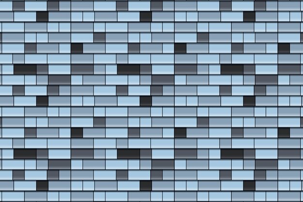 Dachziegelmuster im flachen Design