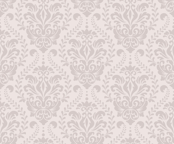 Kostenlose Vektor damast nahtloses musterelement vector floral damask ornament vintage illustration