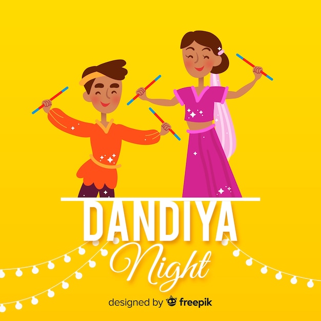 Dandiya nacht hintergrund