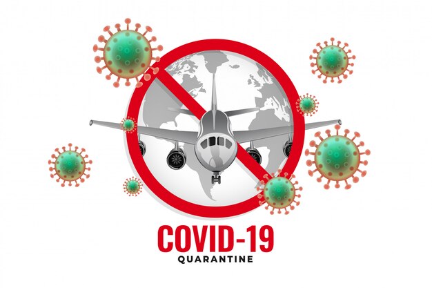 Das Flugzeug konnte aufgrund des Ausbruchs des Coronavirus nicht mehr fliegen