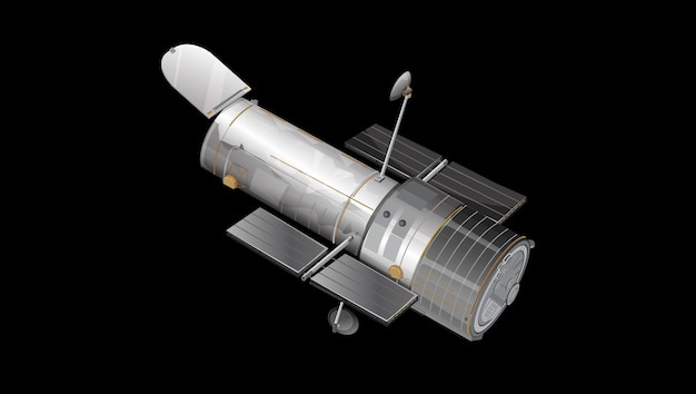 Kostenloser Vektor das hubble-weltraumteleskop