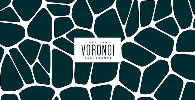 Das organische Voronoi-Muster blockiert den Hintergrund