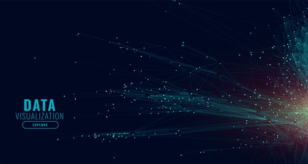 Datentechnologienetz zeichnet Hintergrund