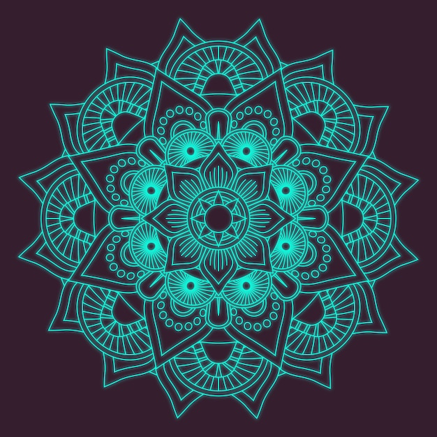 Dekorative mandala hintergrund