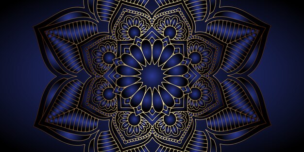 Dekoratives Mandala-Hintergrunddesign