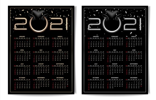 Chinesischer kalender des neuen jahres  Kostenlose Vektor
