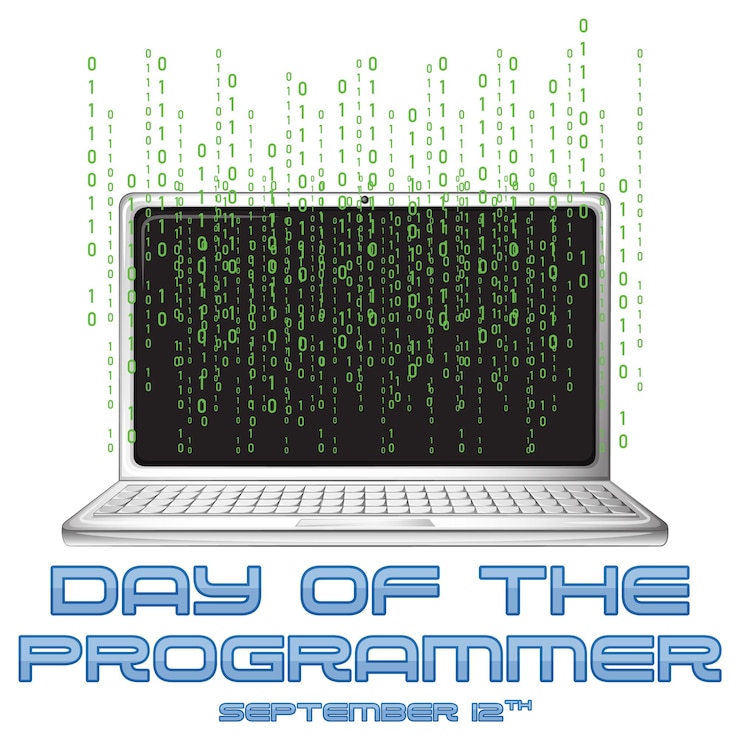 Kostenlose Vektor der tag des programmierers poster