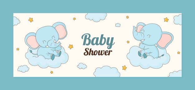 Design einer Babyparty-Vorlage