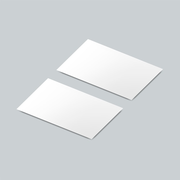 Design-Mockup für eine Visitenkarte