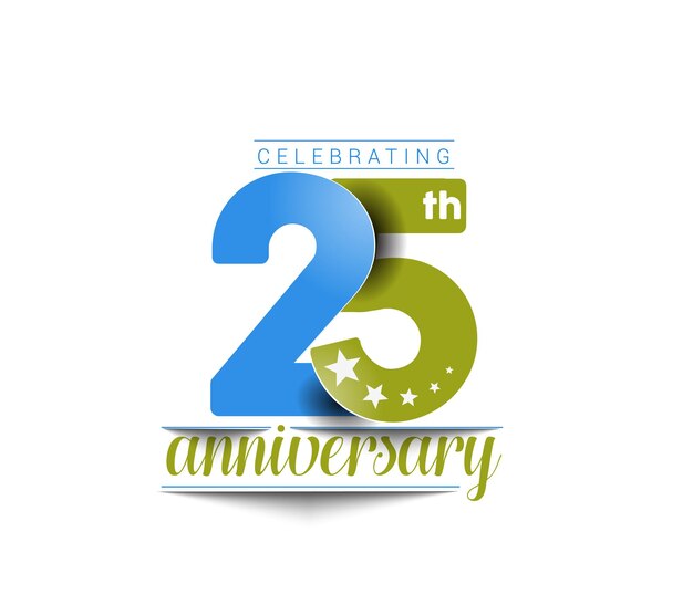 Design zum 25-jährigen Jubiläum.