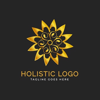 Detailliertes ganzheitliches logo