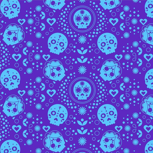 Dia de Muertos Muster