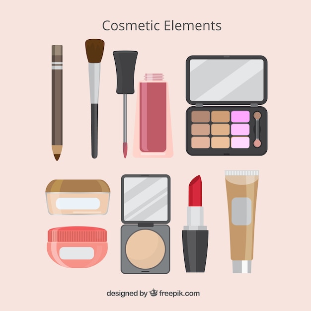 Die auswahl von make-up-elemente