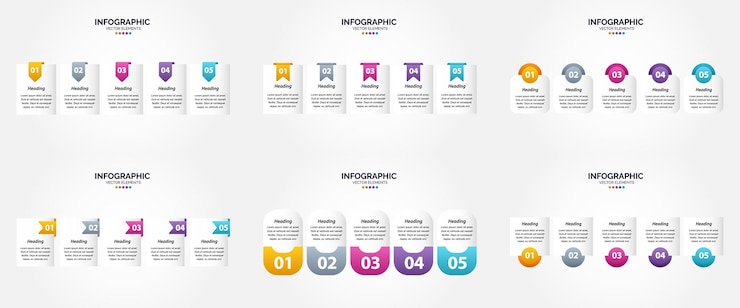 Kostenlose Vektor dieses vektor-infografik-set eignet sich perfekt für die werbung in einem broschüren-flyer oder magazin