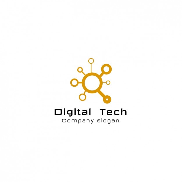 Digitale comany logo-vorlage