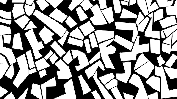 Kostenlose Vektor digitales geometrisches muster