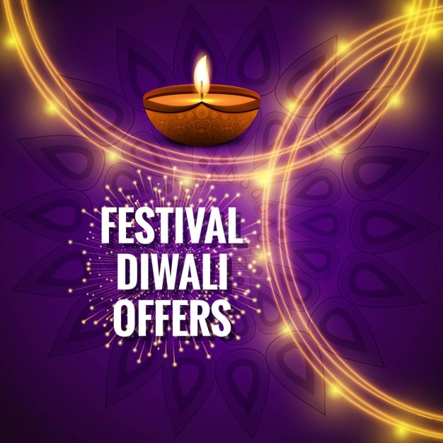 Diwali angebot hintergrund