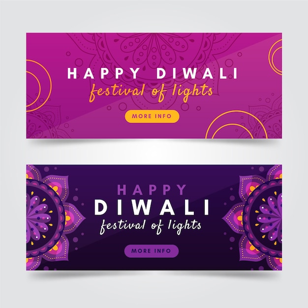 Diwali banner konzept