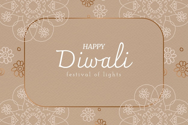 Diwali festival festival of lights kartenvorlage