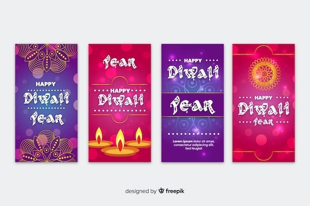 Diwali instagram geschichten sammlung
