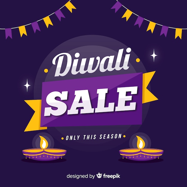 Diwali verkauf hintergrund