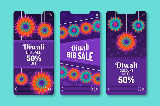 Diwali verkauf instagram geschichten