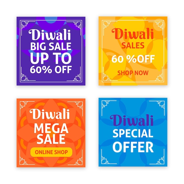 Diwali verkauf instagram post