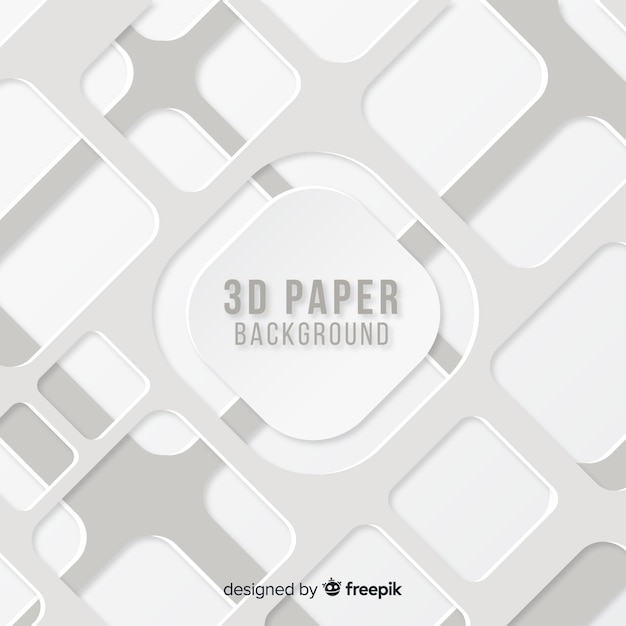 Dreidimensionaler Papierstilhintergrund