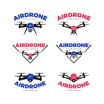 Drohnen-logo-sammlung