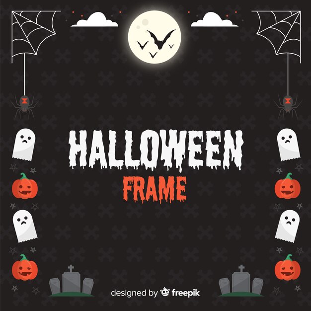 Dunkler Halloween-Rahmen