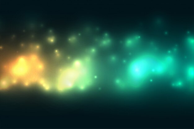 Dunkler Hintergrund des leuchtenden Bokeh-Lichteffekts