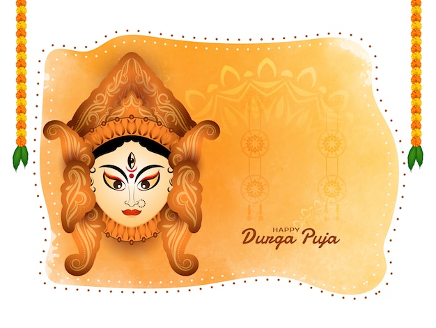 Durga puja festivalkarte